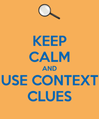Determining Meaning Using Context Clues Flashcards - Quizizz