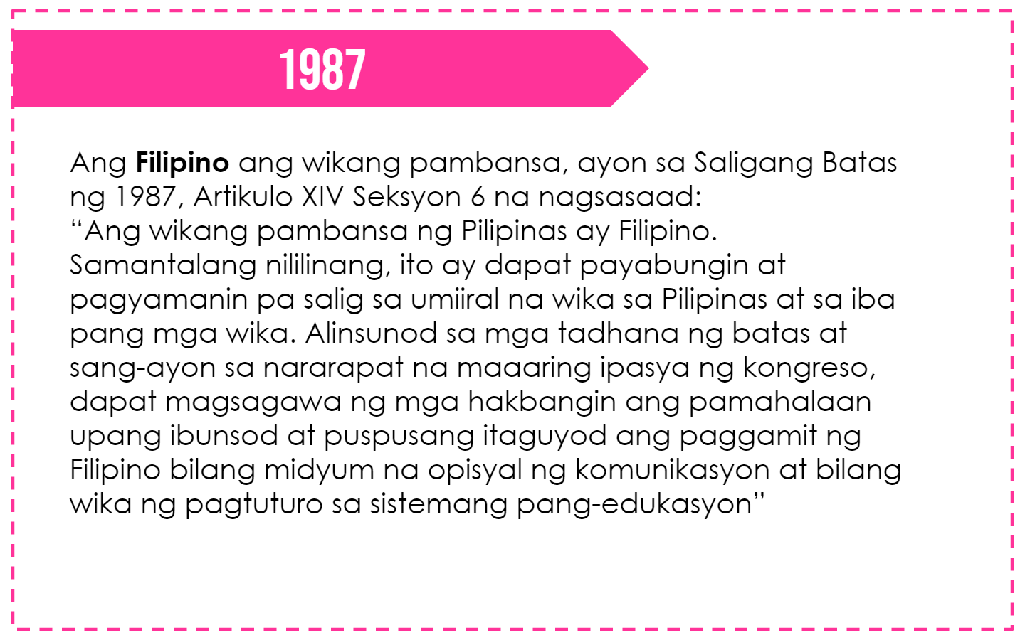 Wikang Pambansa Opisyal At Panturo Quizizz 6119