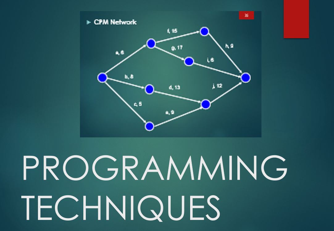 PROGRAMMING TECHNIQUES