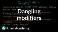 Misplaced and Dangling Modifiers - Year 8 - Quizizz