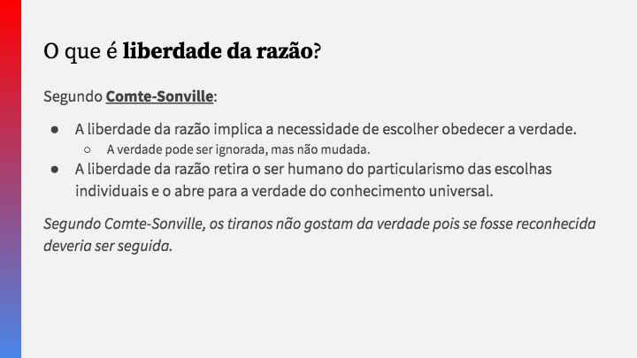 Quiz - Tiranos contra a liberdade