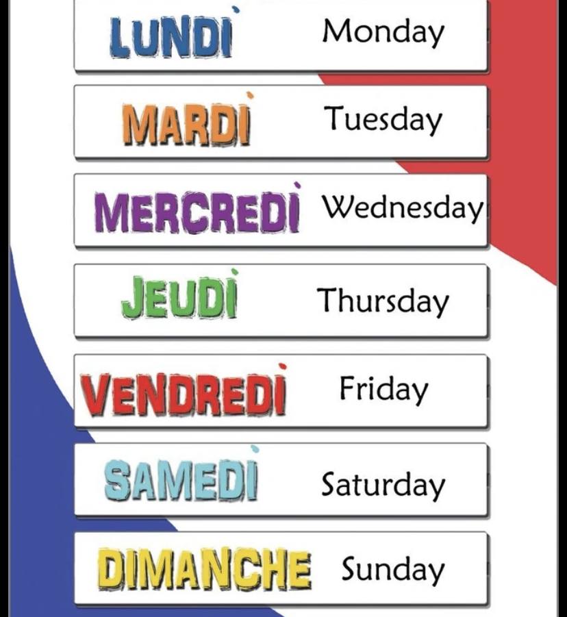 handwritten-names-days-week-french-monday-image-vectorielle-de-stock