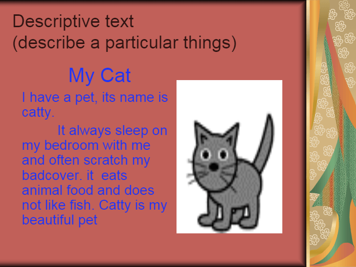 Descriptive Text English Quizizz