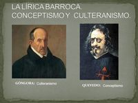 conceptismo y culteranismo.