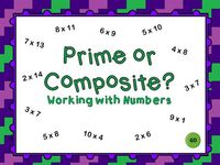 Prime and Composite Numbers Flashcards - Quizizz