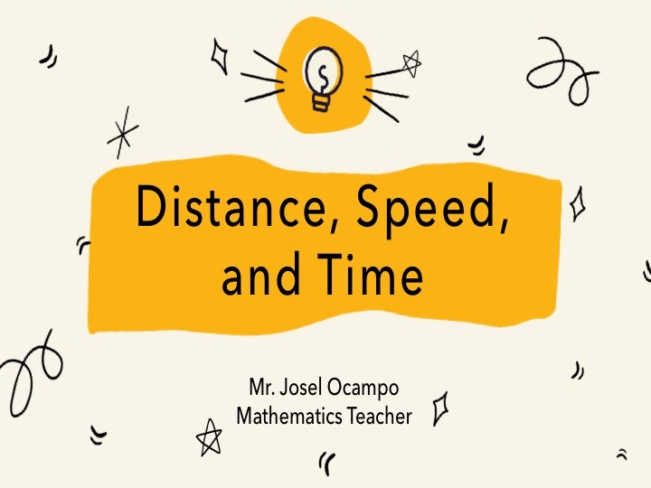 Solving Distance, Speed, and Time