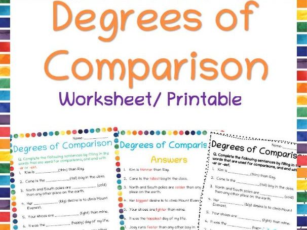 comparative-superlative-degrees-of-adjectives-quizizz