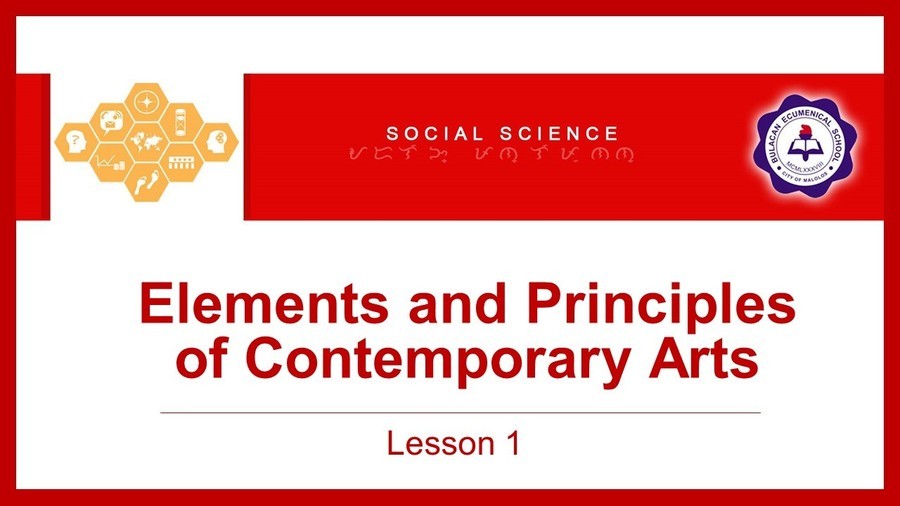 Lesson 1 Elements And Principles Of Contemporary Arts Quizizz