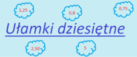 Porządkowanie ułamków dziesiętnych - Klasa 3 - Quiz