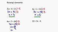 Równania wieloetapowe - Klasa 7 - Quiz