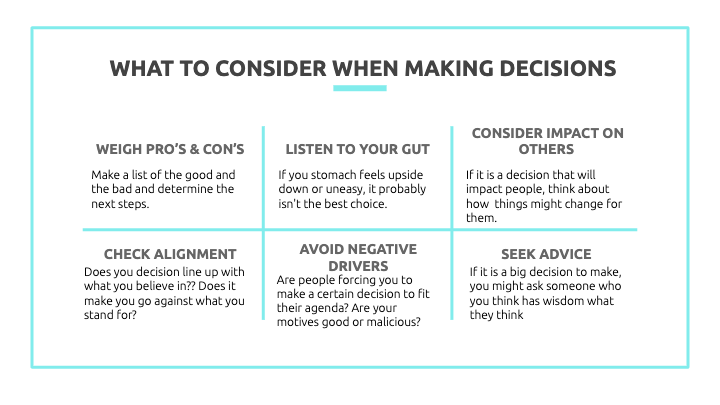 Decision Making | Life Skills - Quizizz