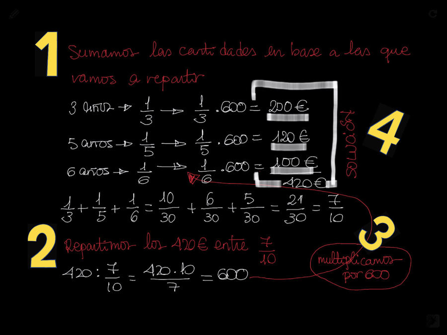 Repartos proporcionales | Mathematics - Quizizz
