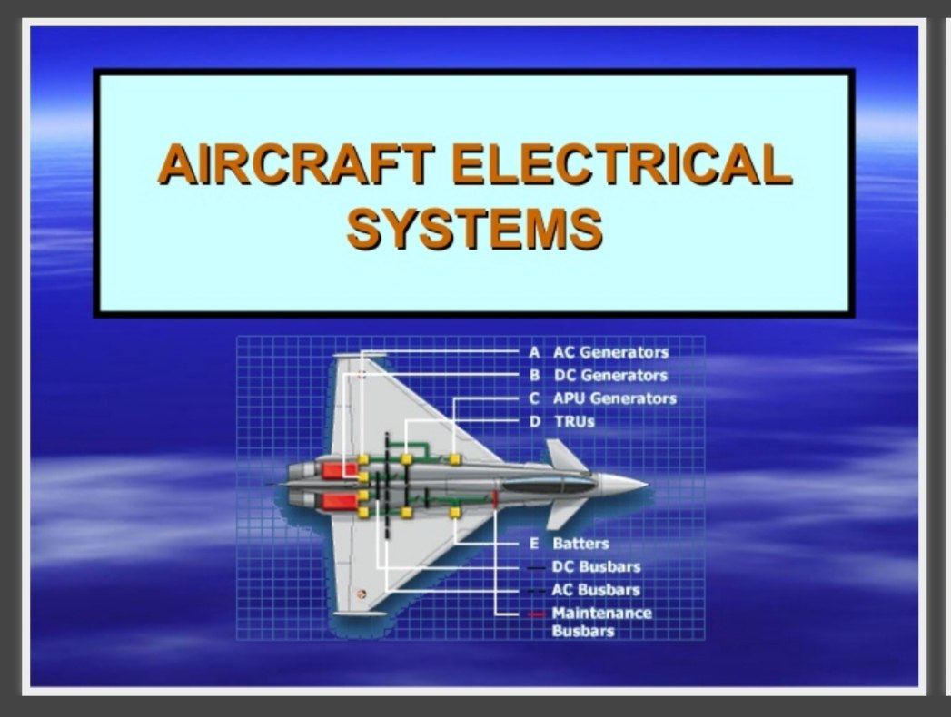 Aircraft basic electrical system