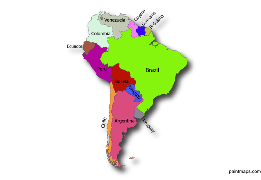 Países y capitales de Suramérica | Quizizz