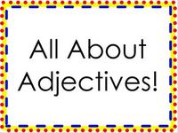 Adjectives - Year 1 - Quizizz