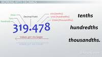 Decimal Place Value - Year 9 - Quizizz