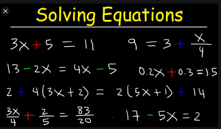 SOL 7.12: Equations Prep