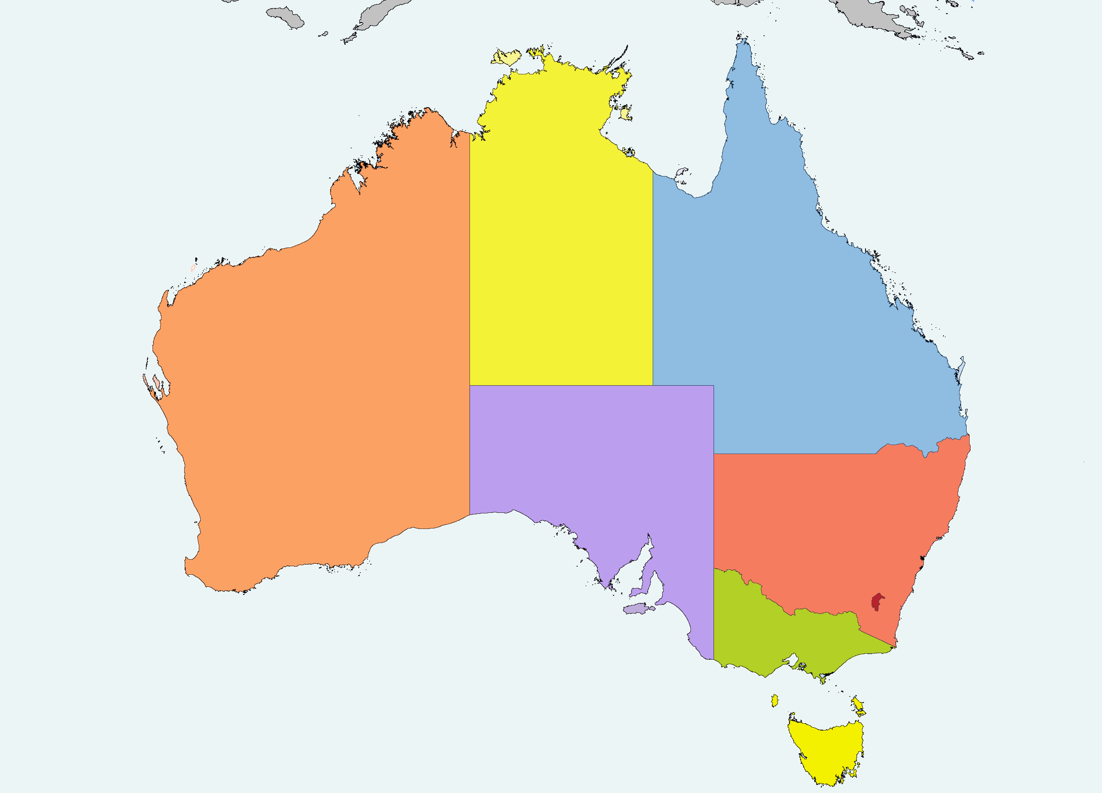 Australian States and Territories | 137 plays | Quizizz