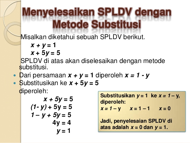 Latihan Soal SPLDV