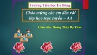 kiểm tra giả thuyết - Lớp 4 - Quizizz