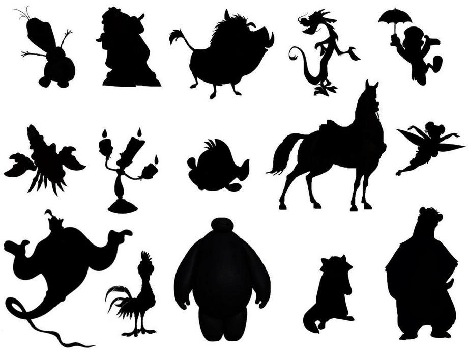 Cartoon Silhouette Game Answers Write The Correct Name Of The Cartoon Character And Get A