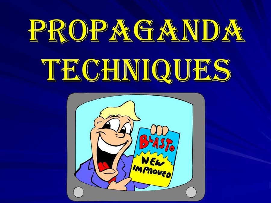 evaluating propaganda techniques assignment quizlet edgenuity