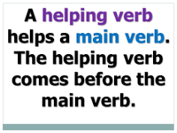 Helping Verbs - Class 4 - Quizizz