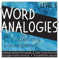 Analogies Flashcards - Quizizz