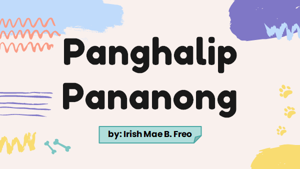 Panghalip Pananong 69 Plays Quizizz 1842