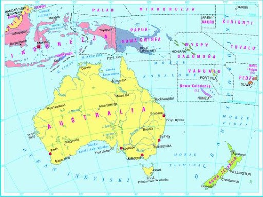 klasa 8 Australia i Oceania | Geography - Quizizz