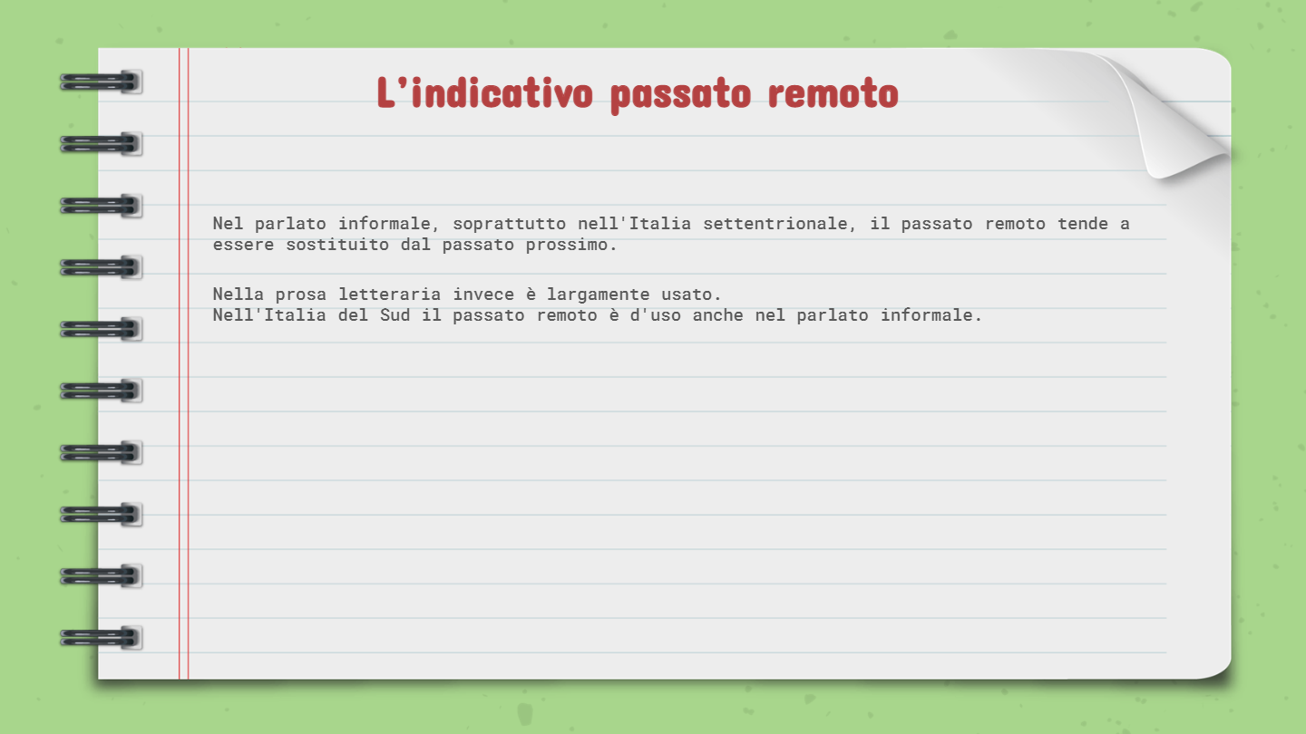 Tempi Indicativo Passato E Trapassato Prossimo E Remoto Quizizz