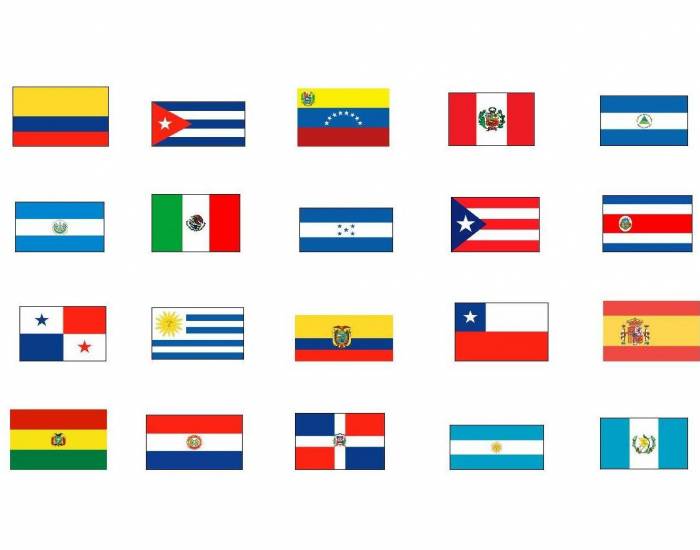 Free Printable Spanish Speaking Countries Flags