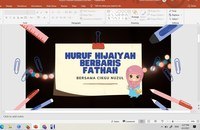 HURUF HIJAIYAH BARIS SATU DI ATAS