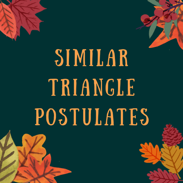 Similar Triangles Postulates