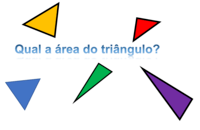 Área de um Triângulo - Série 5 - Questionário