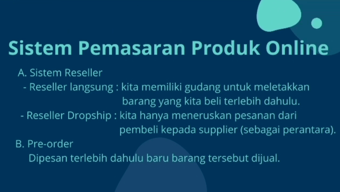 PEMASARAN ONLINE Pertanyaan & Jawaban Untuk Kuis Dan Tes - Quizizz