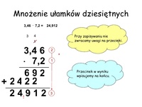 Dodawanie ułamków - Klasa 12 - Quiz