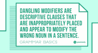 Misplaced and Dangling Modifiers - Year 9 - Quizizz