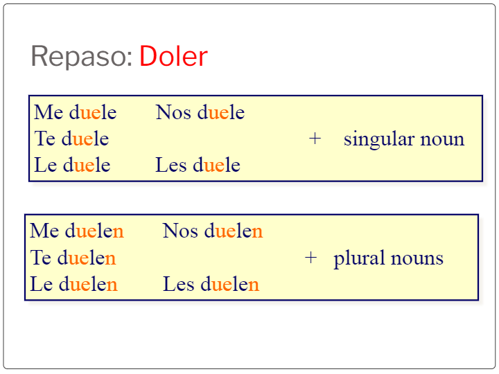 Verb Doler World Languages Quizizz