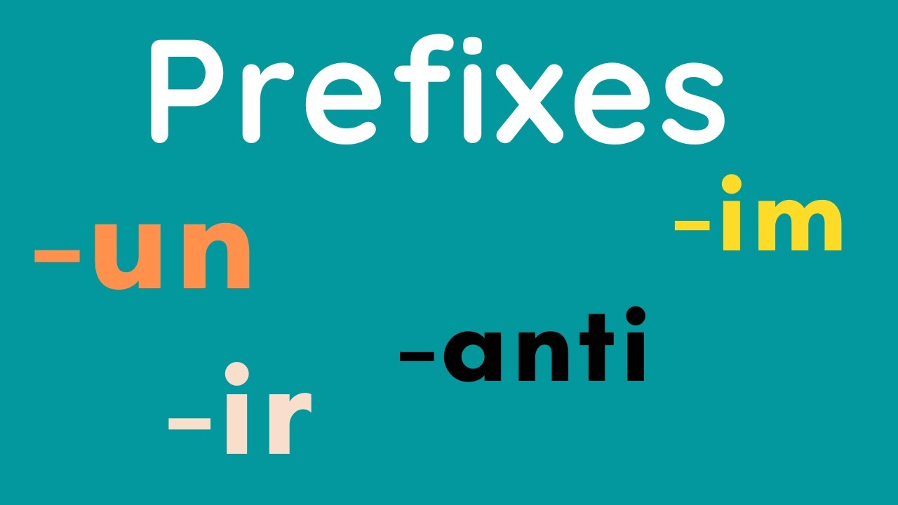 Prefixes - Class 7 - Quizizz