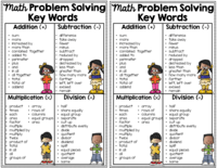 key words in math word problems
