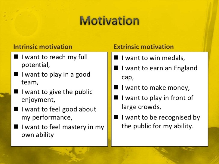 Personality Types And Motivation - Gcse Pe 