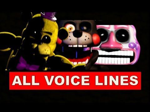 All Withered Chica Quotes / Voice Lines (Five Nights At Freddy's