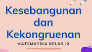 kekongruenan pada segitiga sama kaki dan segitiga sama sisi - Kelas 9 - Kuis