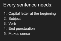 Complete Sentences - Class 9 - Quizizz