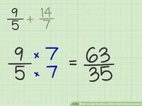 Sumar fracciones con denominadores diferentes - Grado 7 - Quizizz