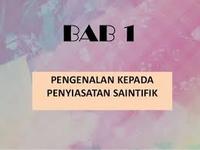 Sains T1 Bab 1 Pengenalan Kepada Penyiasatan Saintifik Quizizz