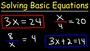 Inverse Operations/Simple Equations