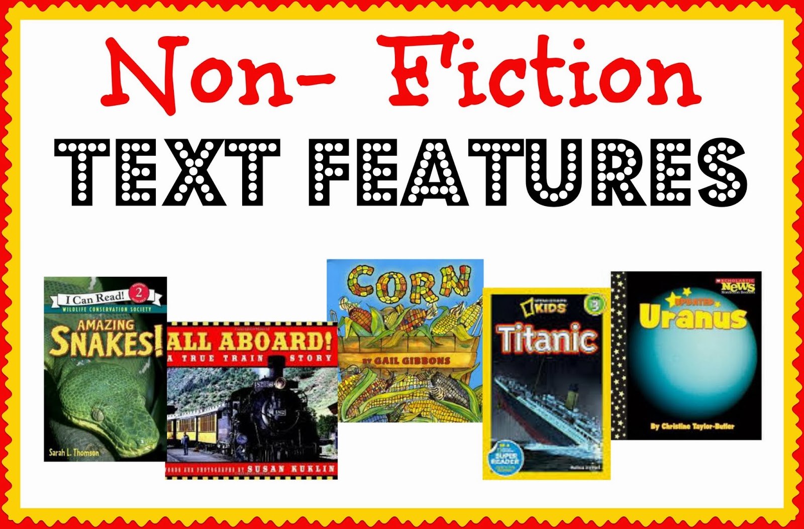 non fiction texts year 1