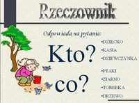 Rzeczowniki - Klasa 3 - Quiz